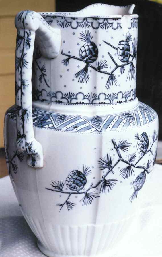 Oxfrod Blue Pitcher by Grindley-1