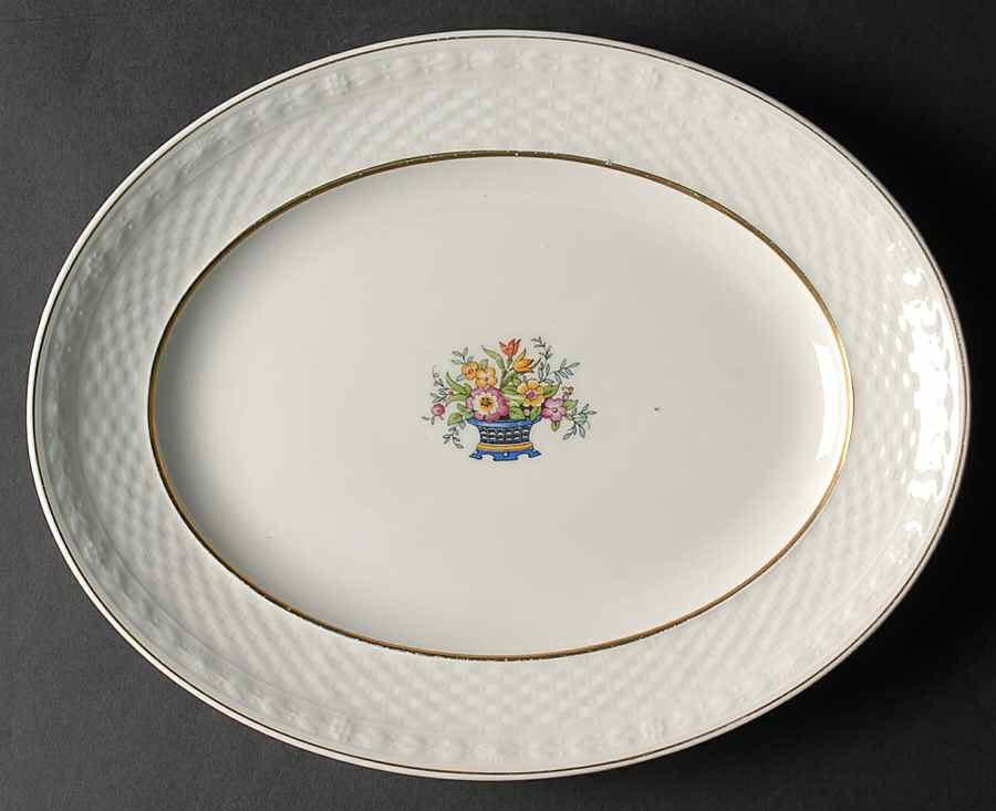 GRI265 12" Oval Serving Platter by Grindley-1