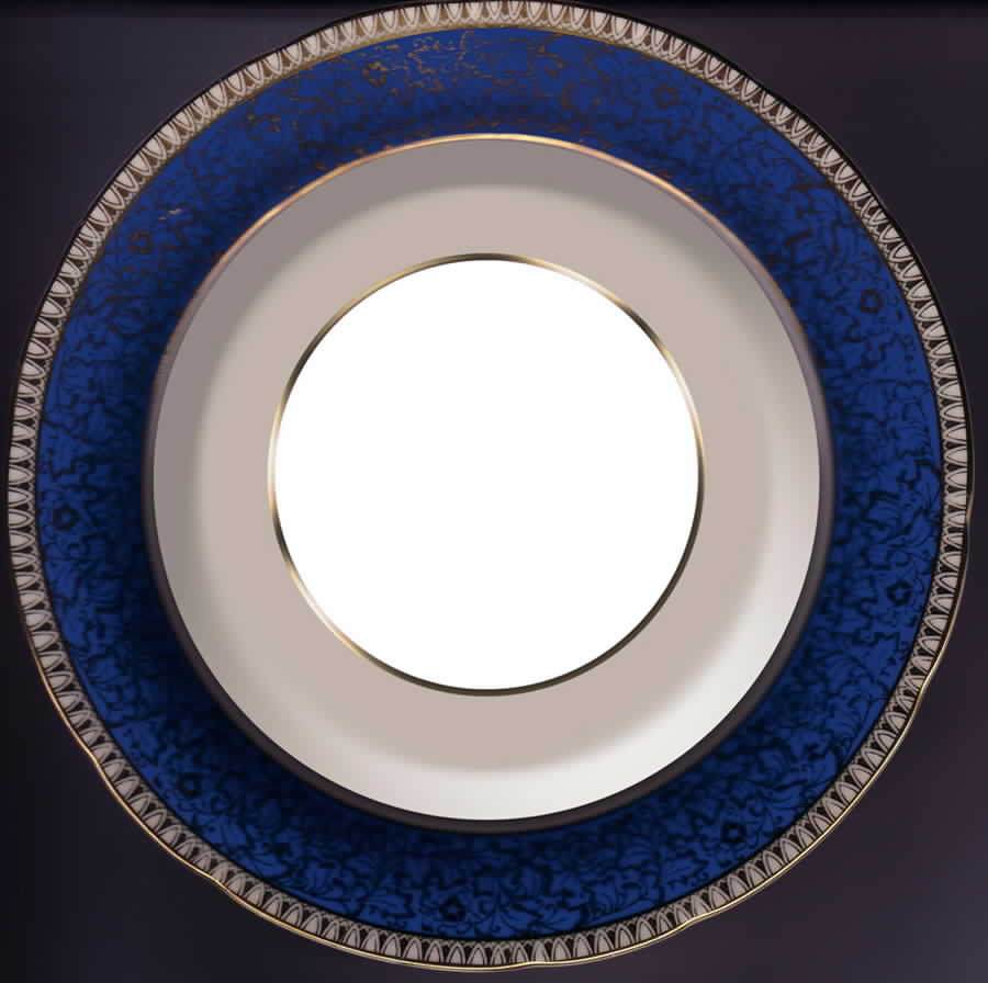 GDH1 Dessert/Pie Plate by Golden China (Japan)-1