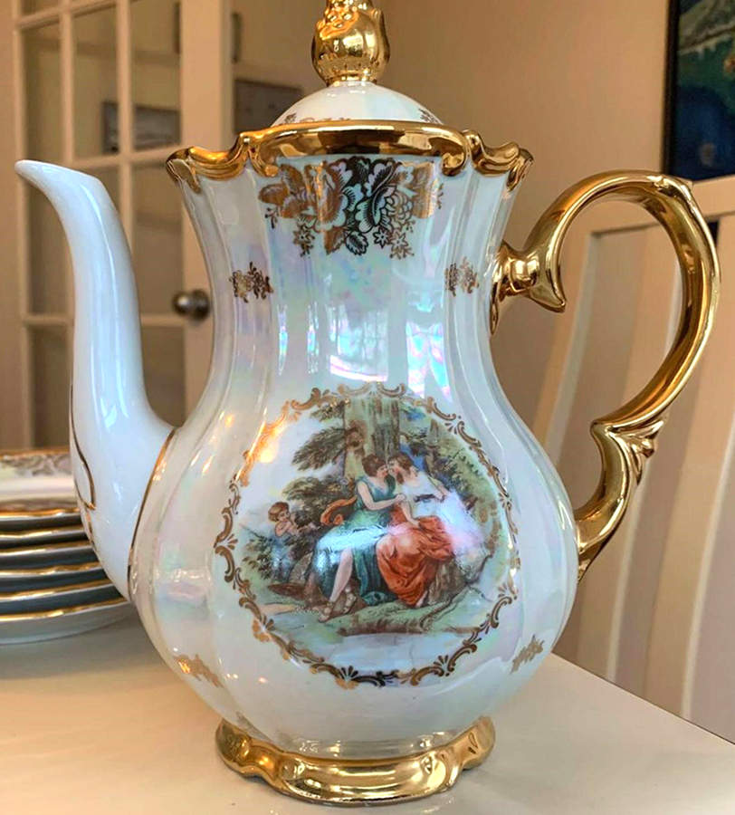 L'Amour Coffee Pot & Lid by Unger & Schilde (Roschutz)-1