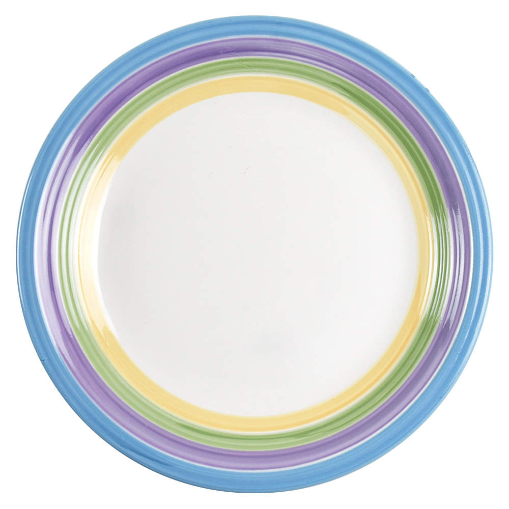 Candy Stripe Dinner Plate by Gibson Designs-1