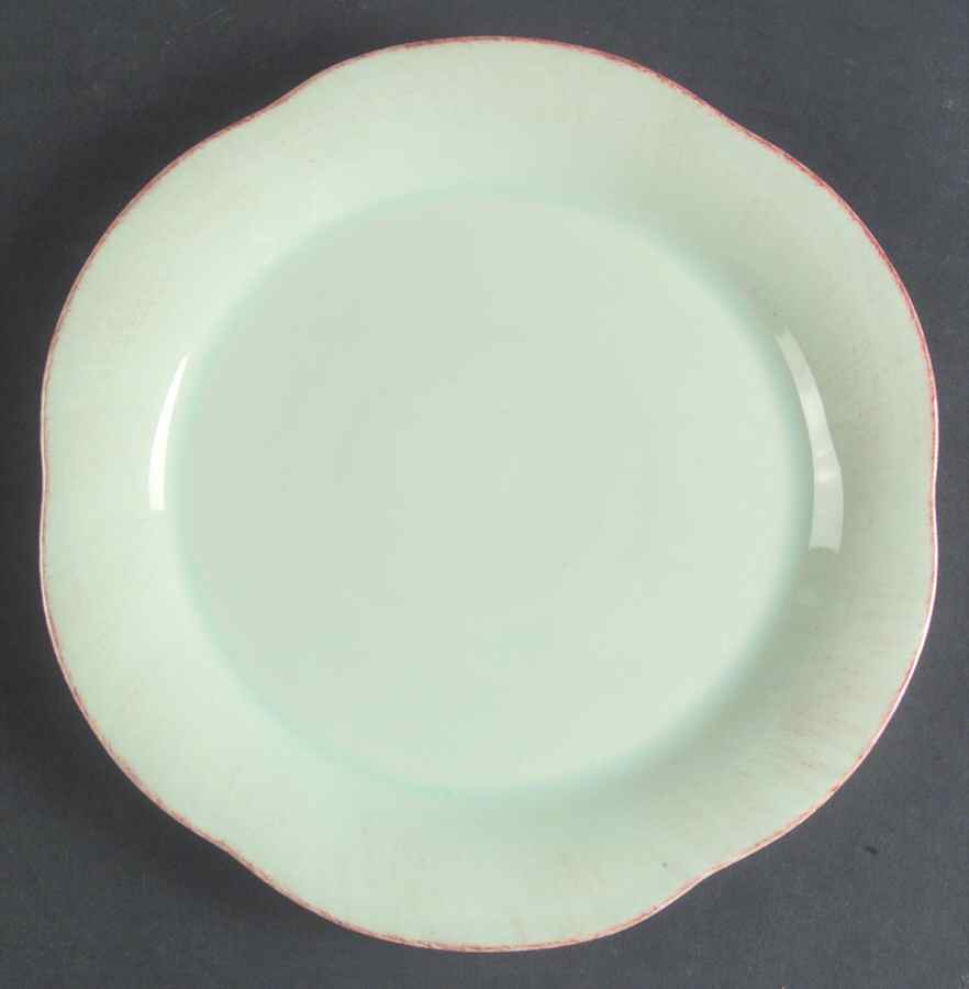 GTL1 Green Salad Plate by Grestel (Portugal)-1