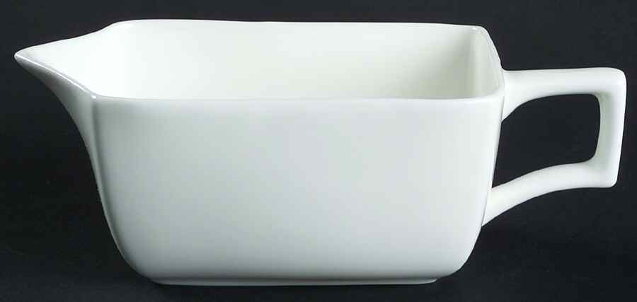 Vela White Gravy Boat by Ginori 1735-1