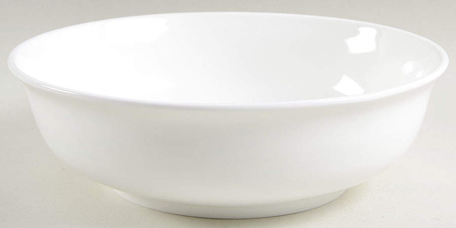 Antinea White 10" Large Salad Serving Bowl by Ginori 1735-1