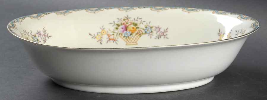 GOC43 10" Oval Vegetable Bowl by Gold China-1