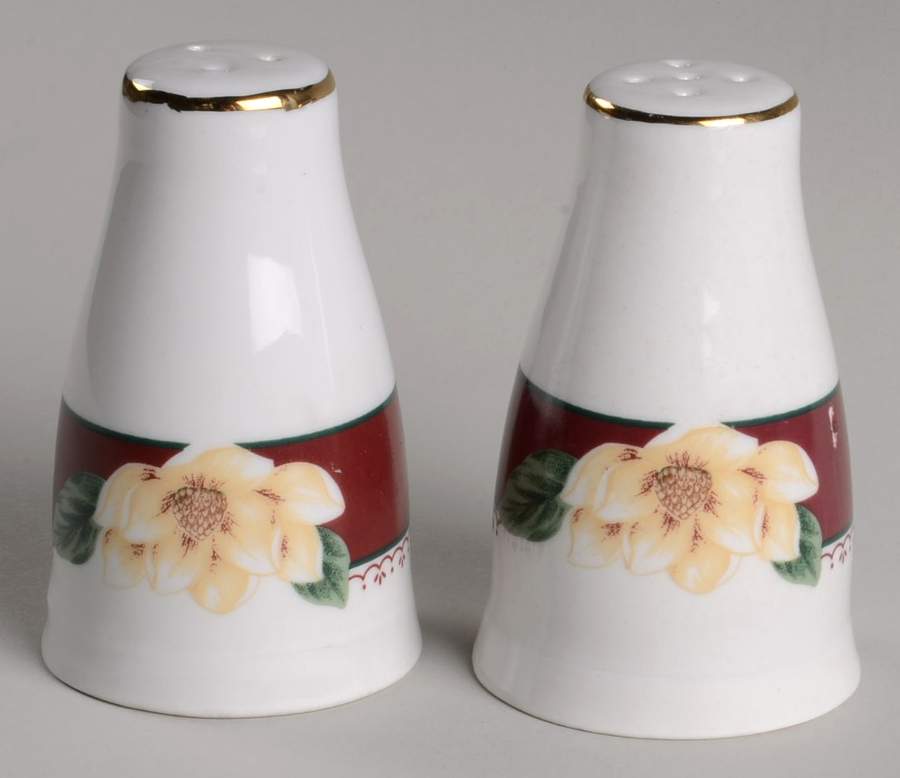 Magnolia Bloom Salt & Pepper Set by Gibson Designs-1