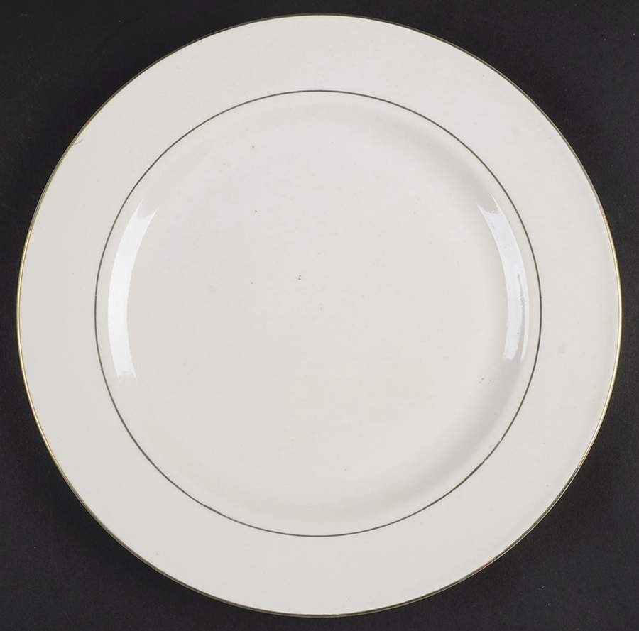 Anniversary Golden Dinner Plate by Gibson Designs-1
