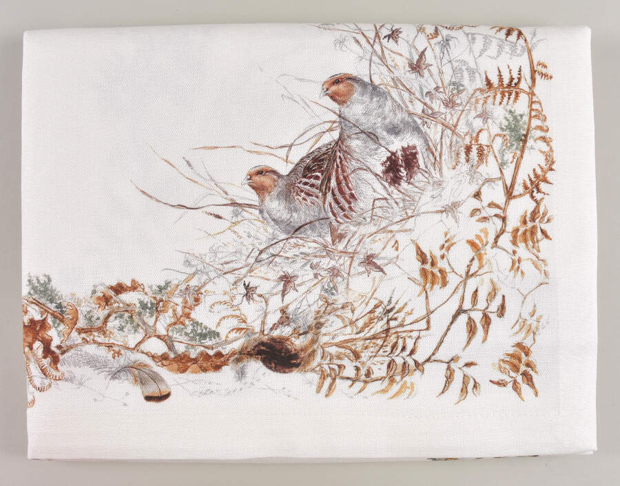 Sologne 66" Square Tablecloth by Faiencerie De Gien-1
