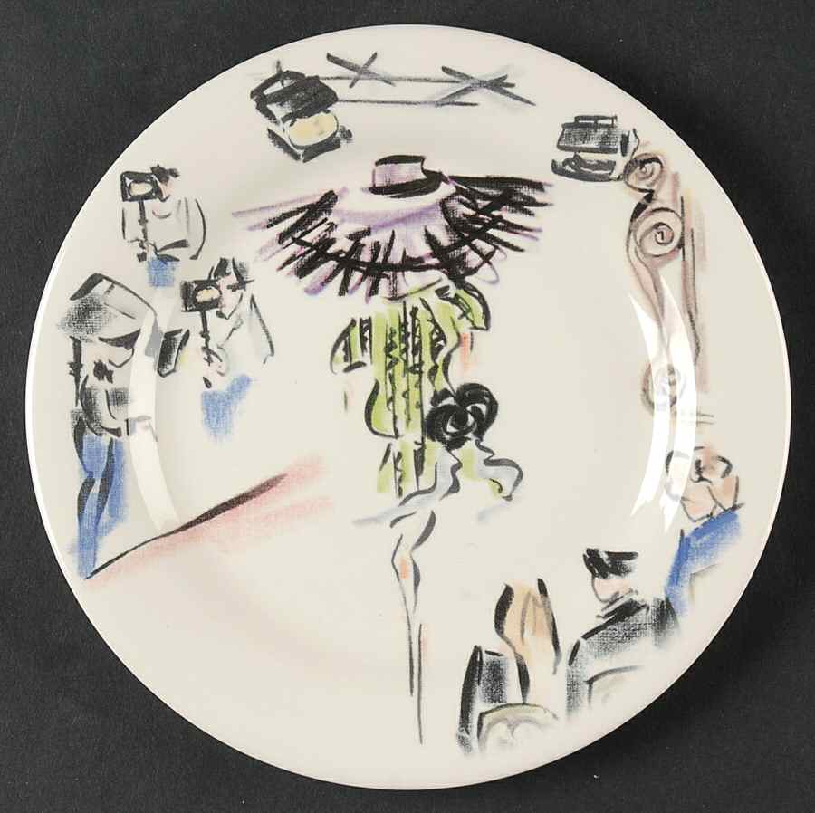 Joli Paris Bread & Butter Plate by Faiencerie De Gien-1