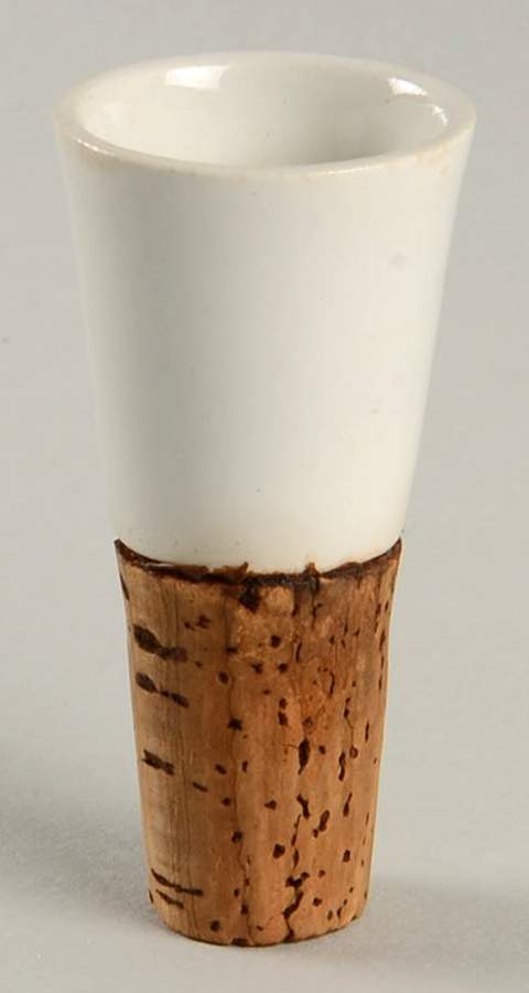 Cornish Blue White (Shield and TG Green) Cork Stopper for Vinegar by T G Green (England)-1