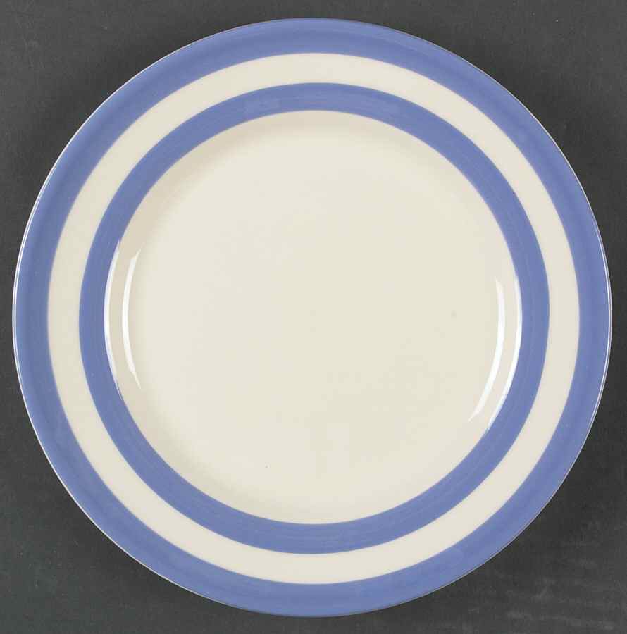 Cornish Blue White (Shield and TG Green Stamp) Luncheon Plate by T G Green (England)-1