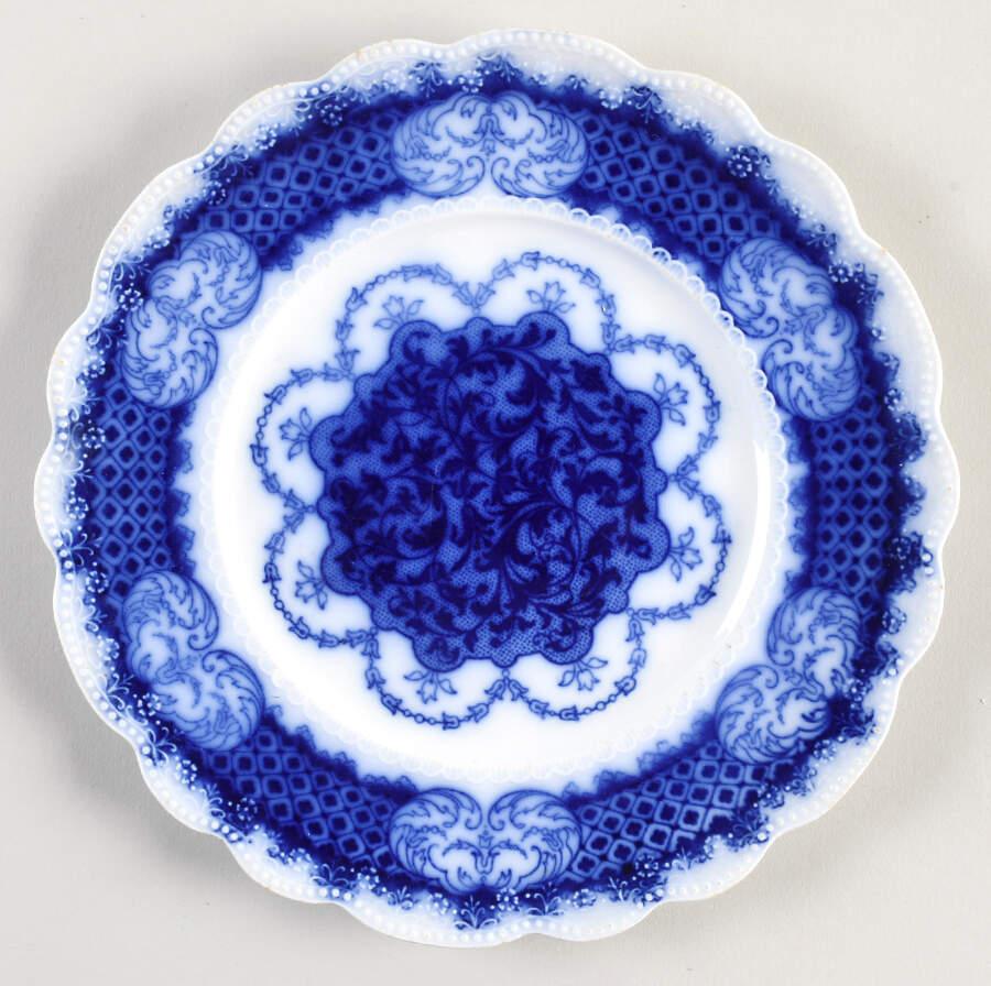 Marlborough (No Gold Band) Luncheon Plate by Grindley-1