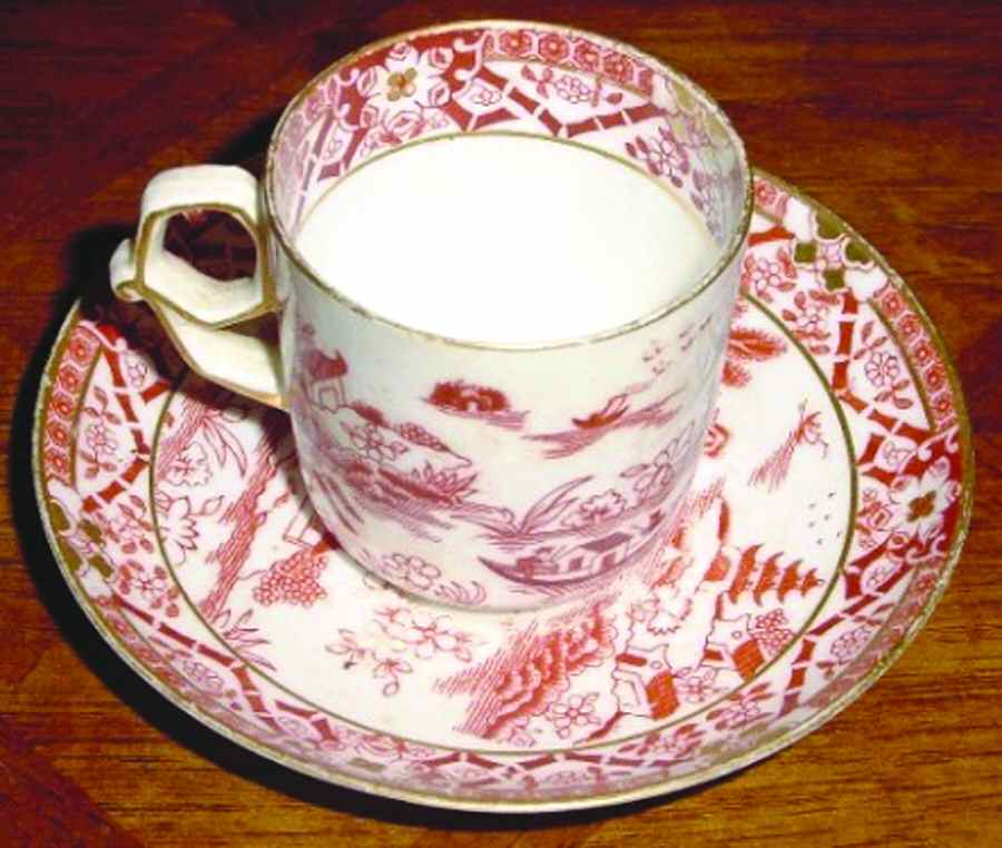 Z1959 Flat Cup & Saucer Set by George Grainger & Co-1