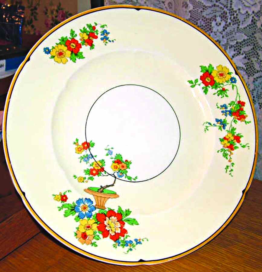 Carnival Dinner Plate by Grindley-1