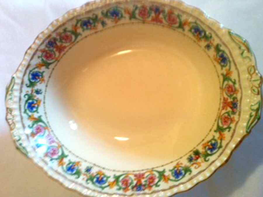Nicette 9" Oval Vegetable Bowl by Grindley-1