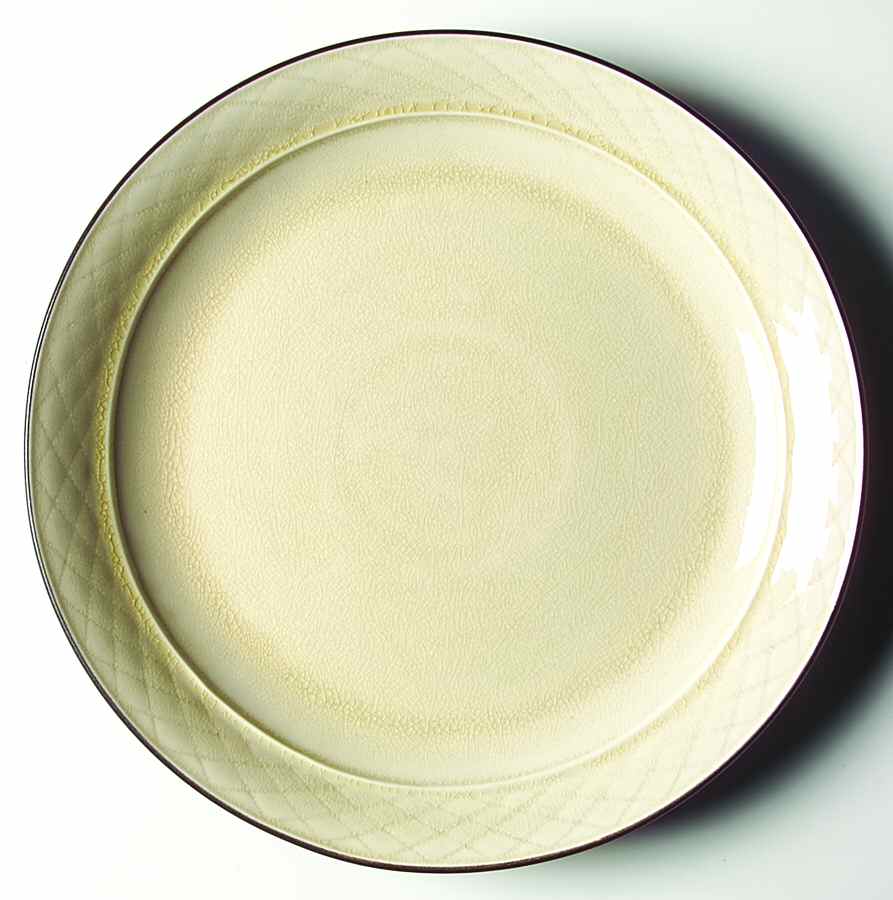 Matahari Tan Dinner Plate by Gabbay-1