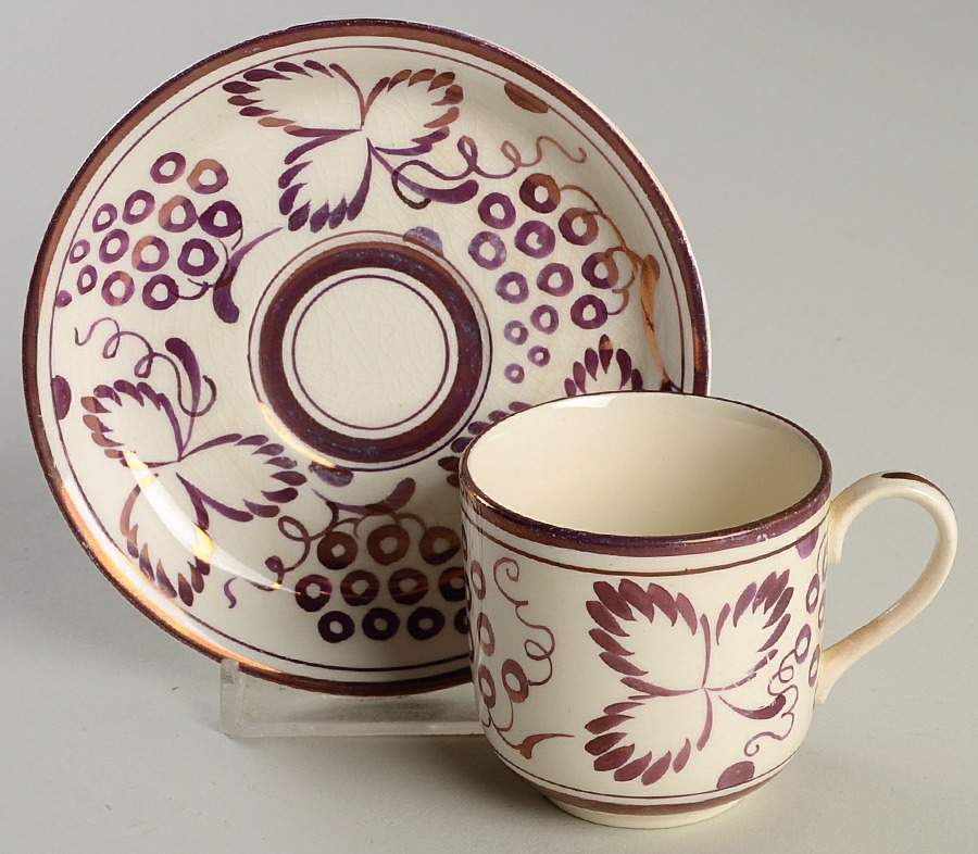 GPO11 Flat Demitasse Cup & Saucer Set by Grays Pottery-1