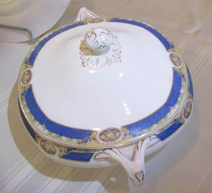 Davenport Round Covered Vegetable by Grindley-1