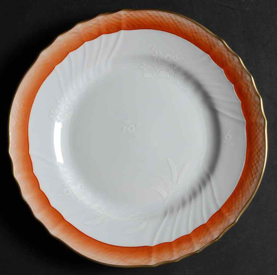 Rouge Fume Salad/Dessert Plate by Ginori 1735-1