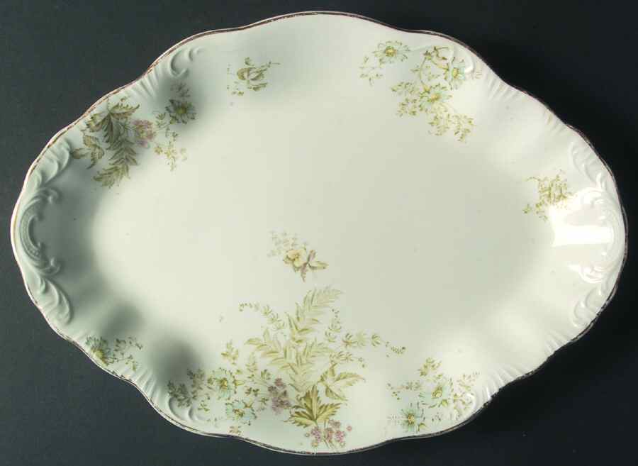 GRI328 14" Oval Serving Platter by Grindley-1
