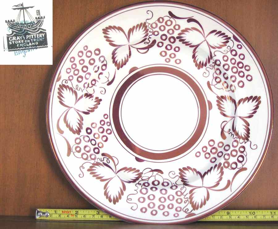 GPO12 Saucer by Grays Pottery-1