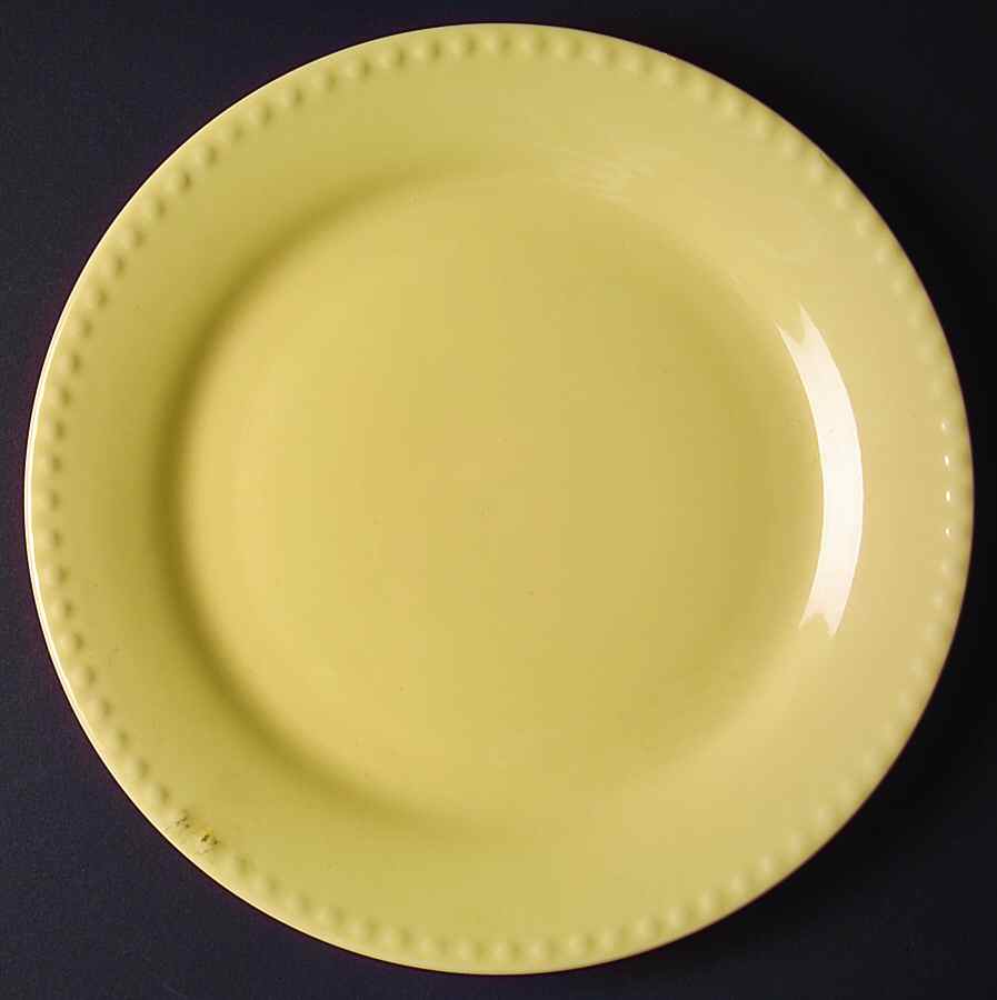 Hospitality Butter Yellow Dinner Plate by Gail Pittman-1