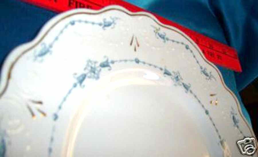 Warwick Blue Luncheon Plate by Grindley-1