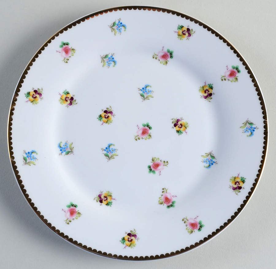 Rosebud Salad Plate by Godinger-1