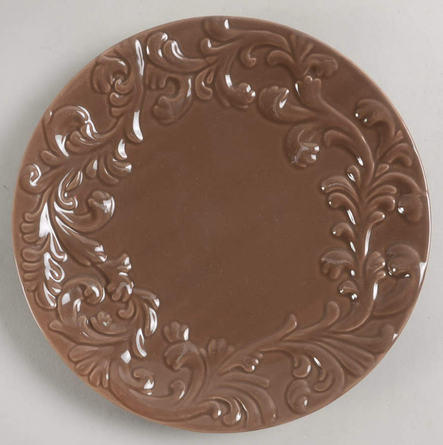 Mocha Salad/Dessert Plate by GG Collection-1