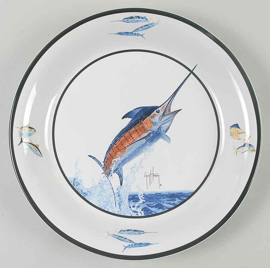 Cabo Dinner Plate by Guy Harvey-1