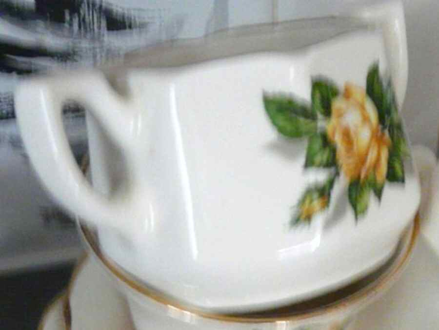 Georgian Rose Open Sugar Bowl by Georgian China-1
