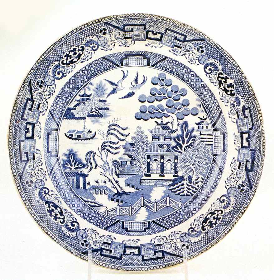 Willow Blue Dinner Plate by George Phillips-1