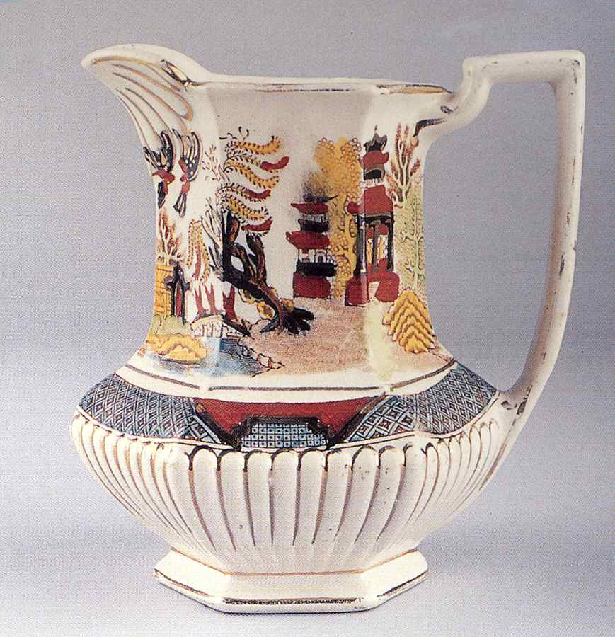 Gaudy Willow Pitcher by Gater Hall-1
