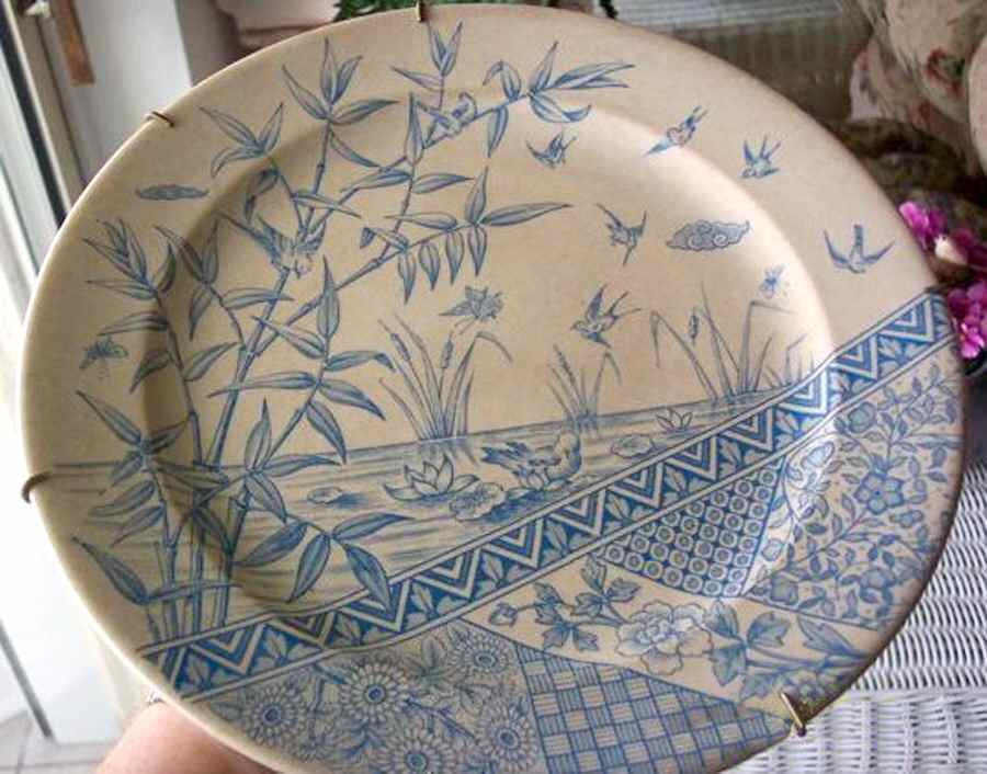 Burmah Blue Dinner Plate by Grindley-1