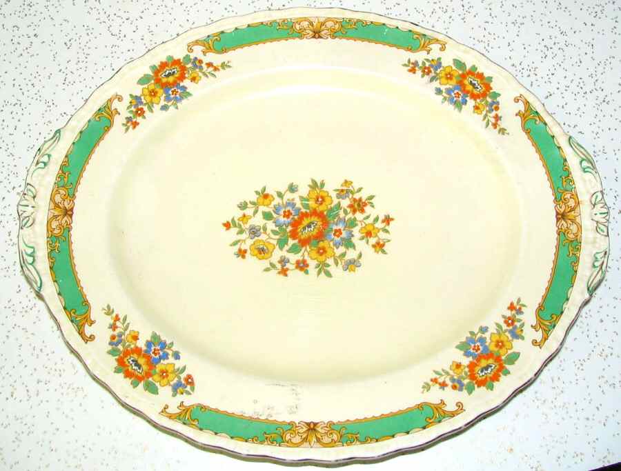 GRI358 12" Oval Serving Platter by Grindley-1