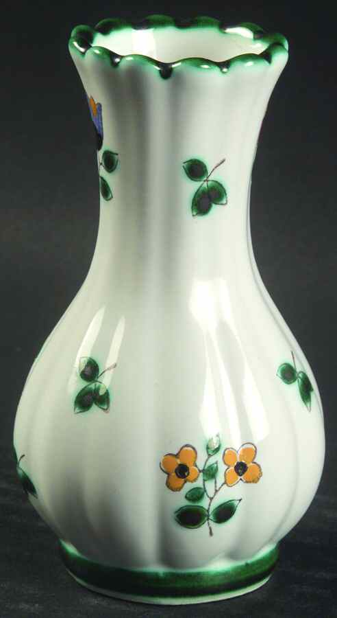 Scattered Blooms Accessories Green 4" Vase by Gmundner Austria-1