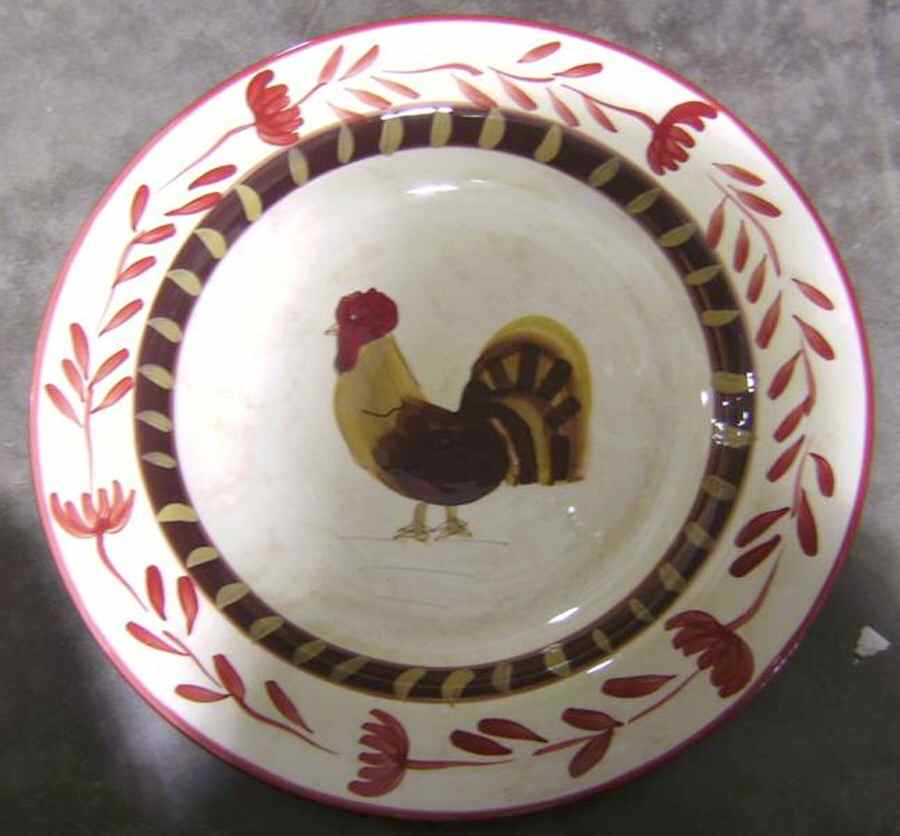 Rooster Dinner Plate by Garden Ridge-1