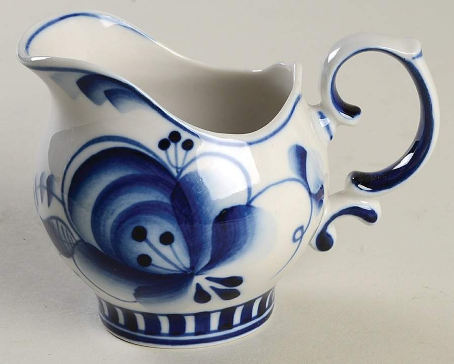 GZC1 Creamer by Gzhel China-1