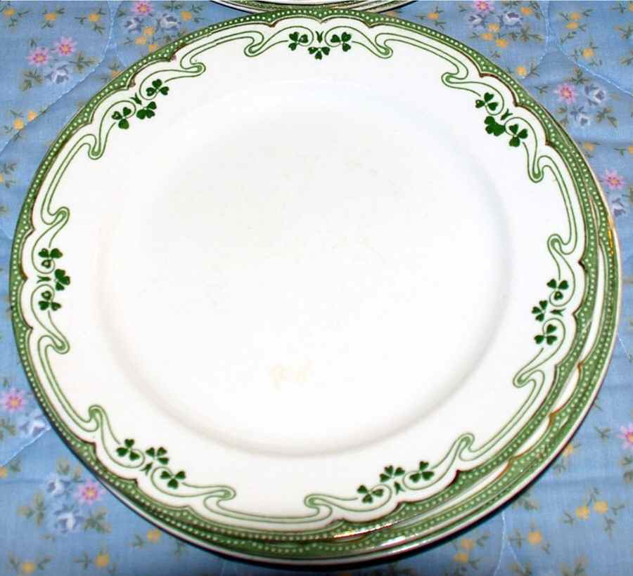 Idris Green Dinner Plate by Grindley-1