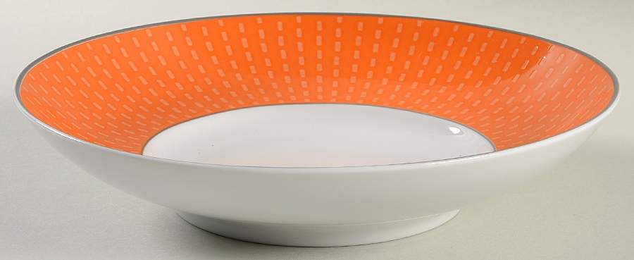 Rainbow Orange Large Coupe Soup Bowl by Grande Living-1