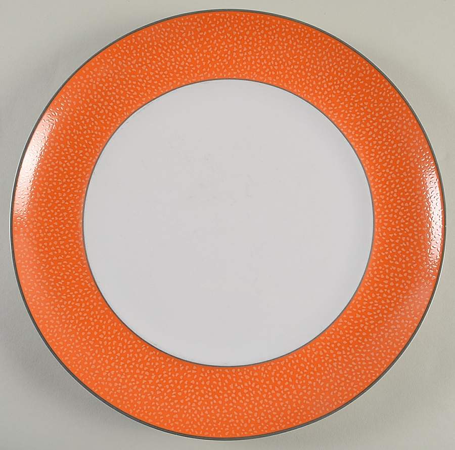 Rainbow Orange Dinner Plate by Grande Living-1