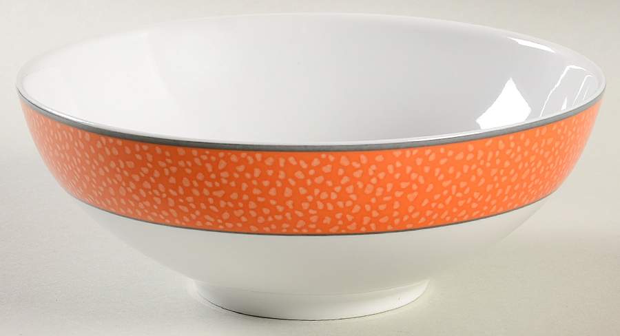Rainbow Orange Coupe Cereal Bowl by Grande Living-1