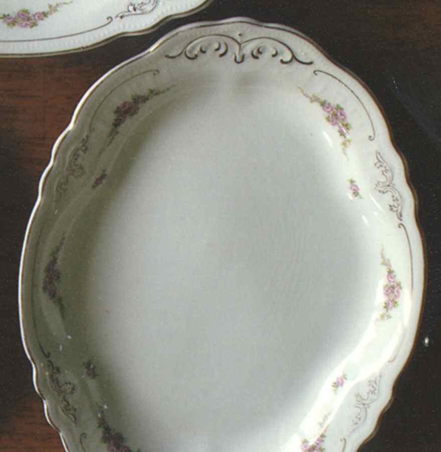 Pembroke 12" Oval Serving Platter by Grindley-1
