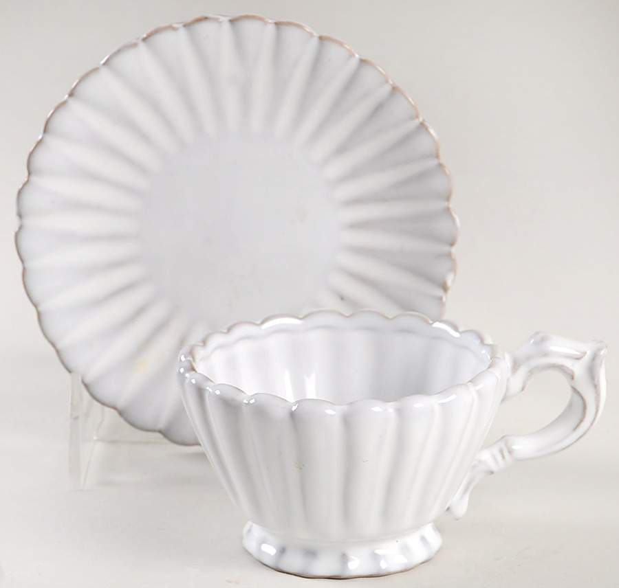 Tribeca Footed Cup & Saucer Set by Godinger-1