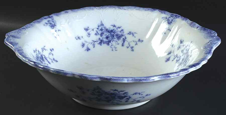 Margot (Periwinkle) 128 Oz Pitcher and Bowl, Bowl Only by Grindley-1