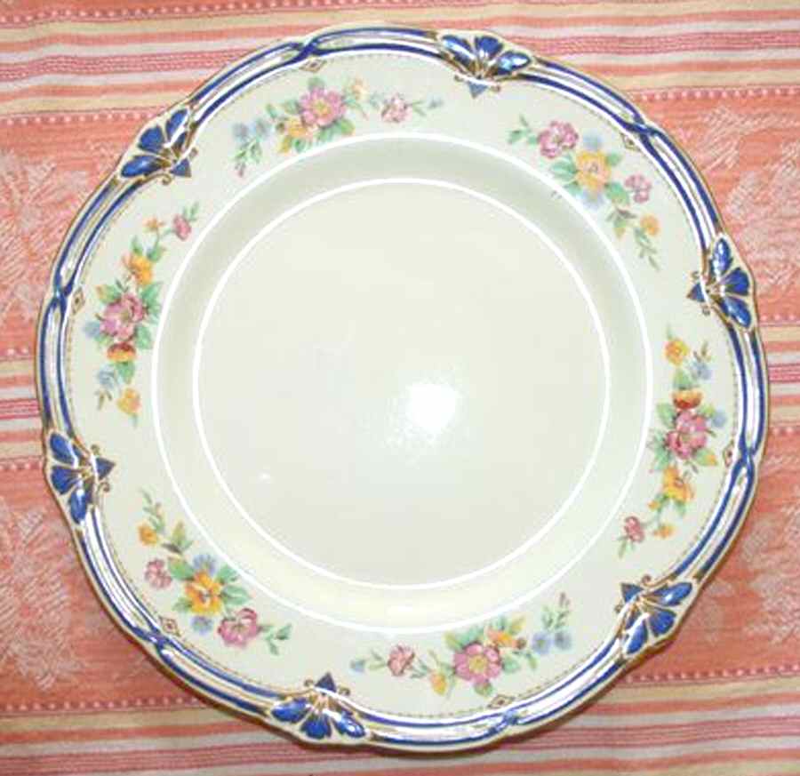 Clifford Blue Dinner Plate by Grindley-1