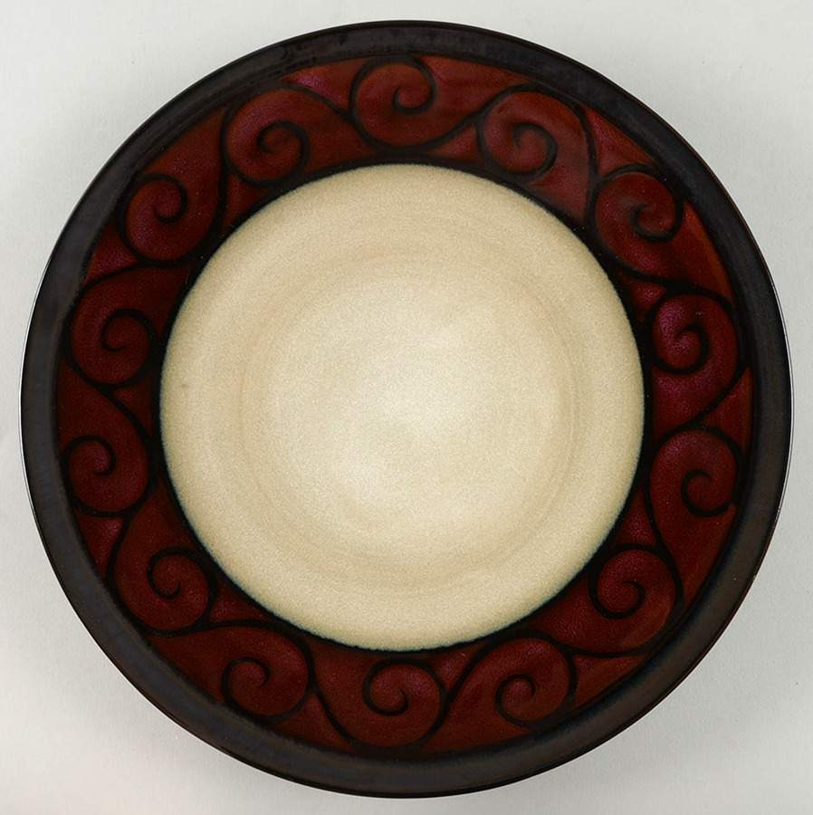 Bella Scroll Dinner Plate by Gourmet Expressions-1