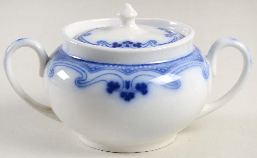 Idris (No Trim) Sugar Bowl & Lid by Grindley-1