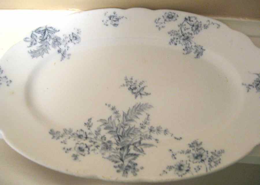 Unique 12" Oval Serving Platter by Grindley-1
