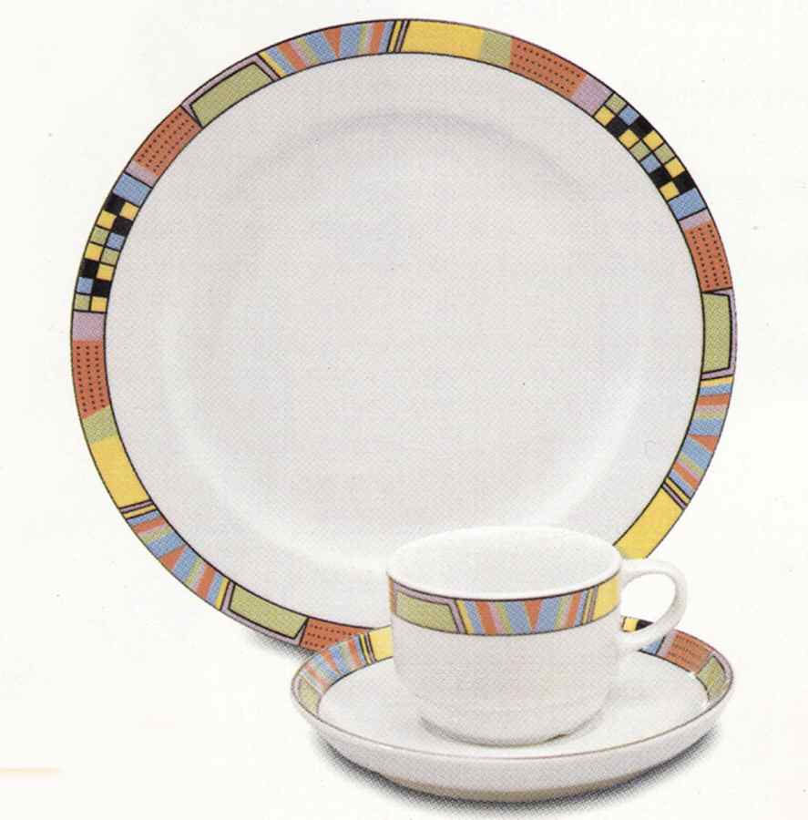 Decal 14 Dinner Plate by Gural Porselen-1